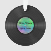 Faux disque vinyle fait sur commande (devant)