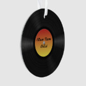 Faux disque vinyle fait sur commande (devant)