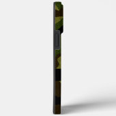 Faux doek groen camo militaire camouflagepatroon Case-Mate iPhone case (Achterkant / Rechts)