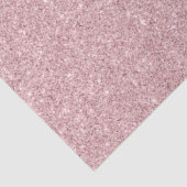Faux Dusty Roos Glitter Tissuepapier (Detail)