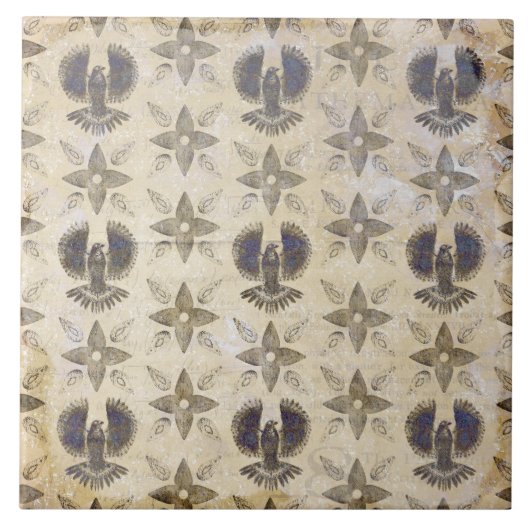  Faux Eagle Neutral Keramische Tegel Tegeltje (Voorkant)