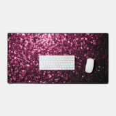 Faux éclat rose foncé scintille (Clavier et souris)