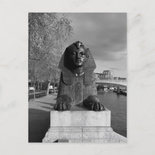 Faux-Egyptian sphinx, Londres UK Carte postale