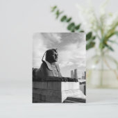 Faux-Egyptian sphinx, Londres UK Carte postale (Debout devant)