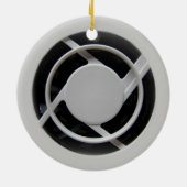 Faux Electronics Cooling Fan Keramisch Ornament (Achterkant)