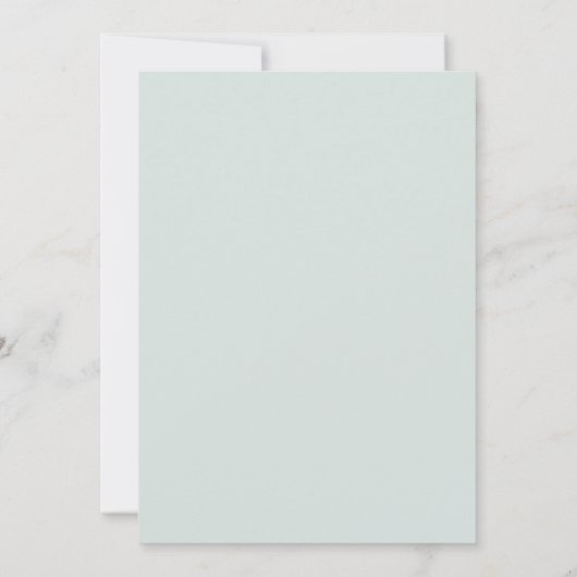 Faux Embossed Ornate Rococo Formal Wedding Kaart (Achterkant)