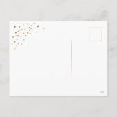 Faux Faux Foil de Noël - Carte postale Vacances (Dos)