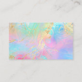 faux feuille de marbre fluide merci carte de visit (Dos)