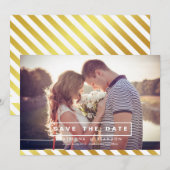 FAUX FEUILLE D'OR PHOTO CARTE DE SAUVEGARDE DE DAT (Devant / Derrière)