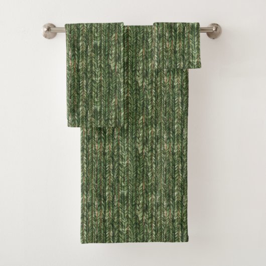 Faux fils tissés verts (En situation)