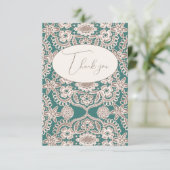  Faux flatje Hartelijk dank Bedankkaart (Staand voorkant)