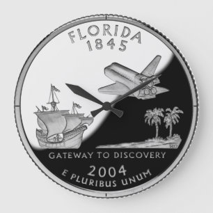 Faux Florida State Quarter Grote Klok