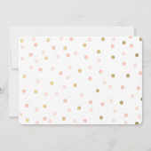Faux Foil Confetti| Invitation de diplômes (Dos)