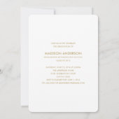 Faux Foil Edition 4 | Invitation de la fête de gra (Dos)