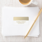 Faux Foil | Étiquette de adresse de diplôme (En situation)