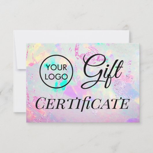 faux foil opal gift (Voorkant)