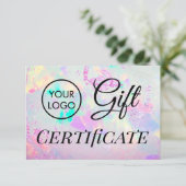 faux foil opal gift (Staand voorkant)