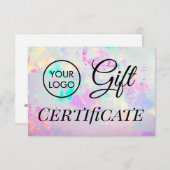 faux foil opal gift (Voorkant / Achterkant)