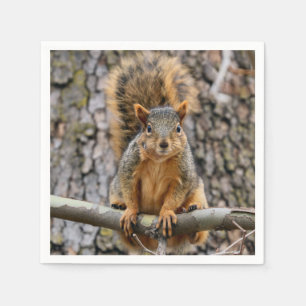 Faux fox eekhoorn servet