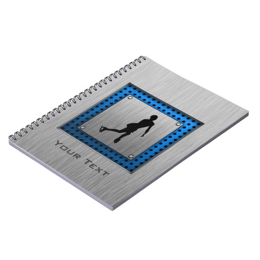 Faux, geborsteld metaal; Afbeelding Schatting Notitieboek (Linkerzijde)