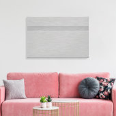 Faux, geborsteld metaal met groef canvas afdruk (Insitu (Woonkamer))