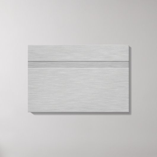 Faux, geborsteld metaal met groef canvas afdruk (Voorkant)