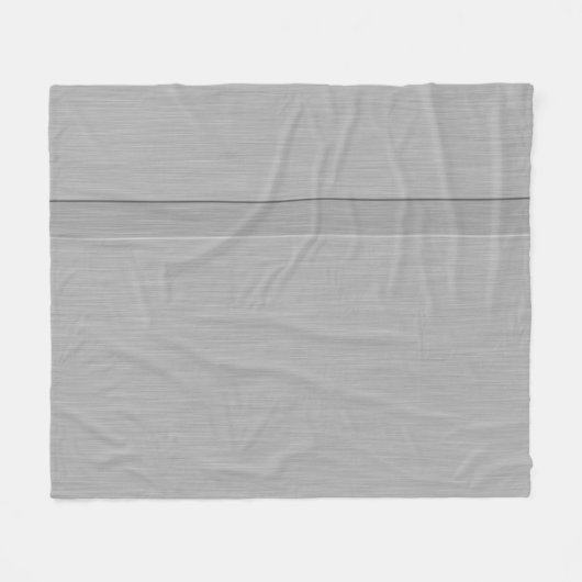 Faux, geborsteld metaal met groef fleece deken (Voorkant (Horizontaal))
