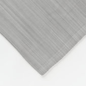 Faux, geborsteld metaal met groef fleece deken (Hoek)