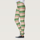 Faux gebreide lelijke kerst Leggings (Links)
