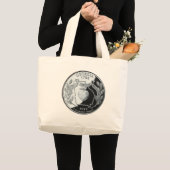 Faux Georgia State Quarter Grote Tote Bag (Voorkant (product))