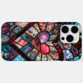 Faux Glas in lood Heart Valentijnsdag Case-Mate iPhone Case (Achterkant (horizontaal))