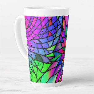 Faux Glas in lood Latte Mok