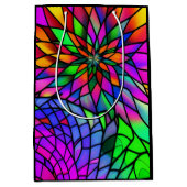 Faux Glas in lood Medium Cadeauzakje (Voorkant)