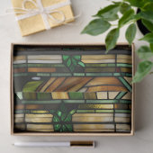 Faux Glas in lood Tiger voor Decoupage Craft Tissu Tissuepapier (Geschenk)