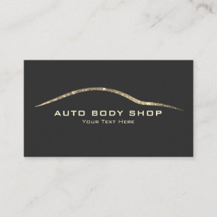 Faux Glitter Automotive - Body Shop Visitekaartje