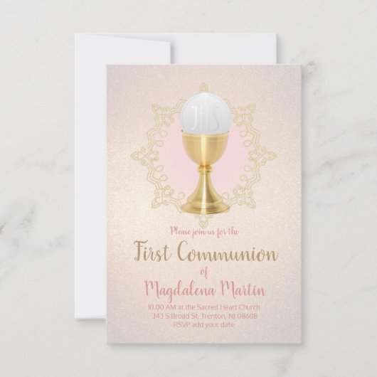 faux glitter background First Community Kaart (Voorkant)