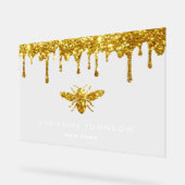 faux glitter bij acryl bord (Hoek)