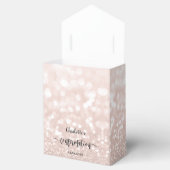 faux glitter Confirmation Favor Box Bedankdoosjes (Geopend)