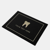 Faux Glitter Dentist Doormat Deurmat (Schuin)