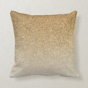 Faux Glitter Gold Ombre Sierkussen   Startdecor