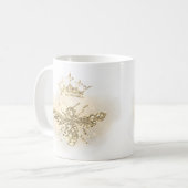 faux glitter honey bee koffiemok (Voorkant links)