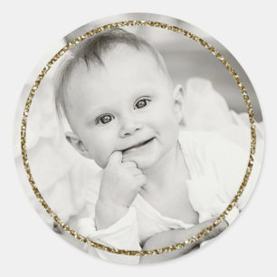 Faux Glitter Lijst Photo Sticker