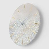 faux glitter-ontwerp grote klok (Hoek)