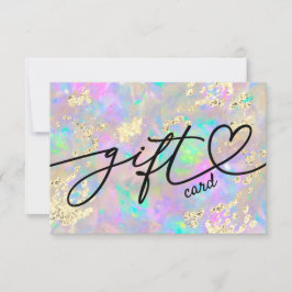 faux glitter opal gift