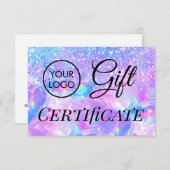 faux glitter opal gift (Voorkant / Achterkant)