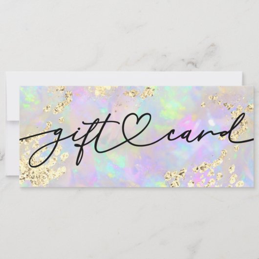 faux glitter opal gift (Voorkant)