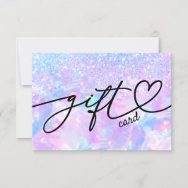 faux glitter opal gift