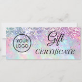 faux glitter opal logo gift (Voorkant)