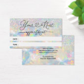 faux glitter opal Nomcard Visitekaartje (Bureau)