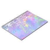 faux glitter opal notitieboek (Linkerzijde)
